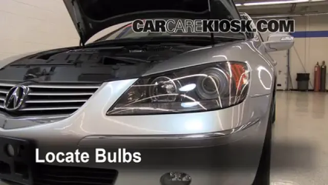 2008 Acura RL 3.5L V6 Luces Luz de giro delantera (reemplazar foco)